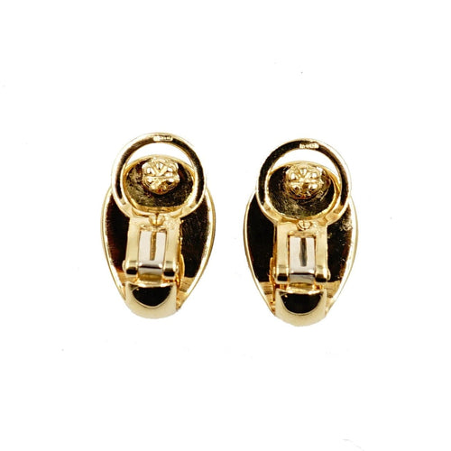 Estate Jewelry - Yellow Gold Pink Tourmaline Earrings | Manfredi Jewels