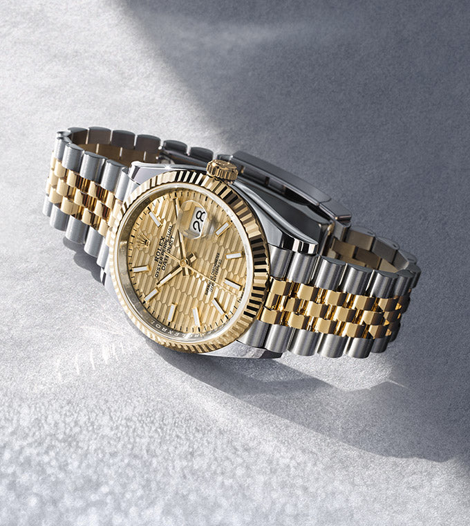 Rolex Datejust 36, Oyster, 36 mm, Oystersteel and yellow gold