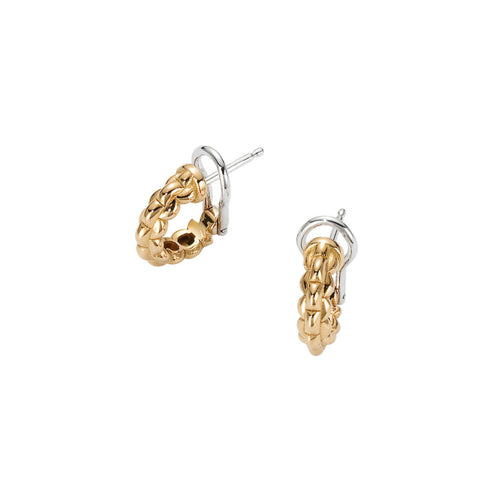 Fope Jewelry - Eka 18K Yellow Gold Chain Earrings | Manfredi Jewels