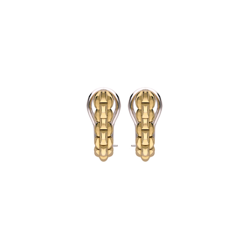 Fope Jewelry - Eka 18K Yellow Gold Chain Earrings | Manfredi Jewels