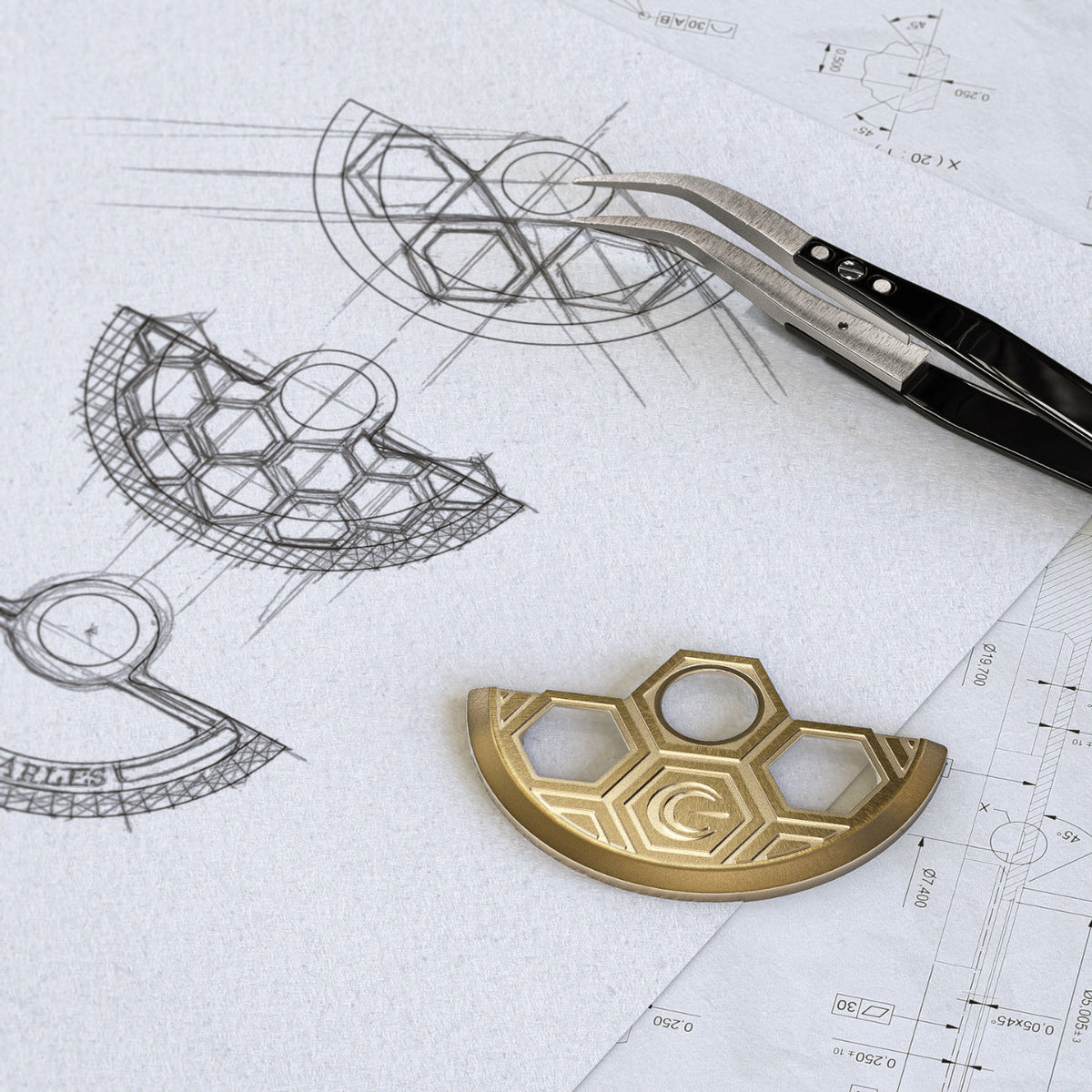 Gerald Charles New Watches - MAESTRO 2.0 ULTRA-THIN GEM SET TIMELESS BLACK | Manfredi Jewels