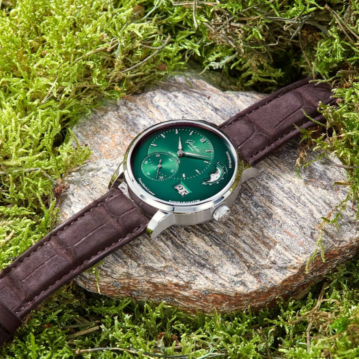 Glashütte Original Watches - PANOMATICLUNAR GREEN | Manfredi Jewels