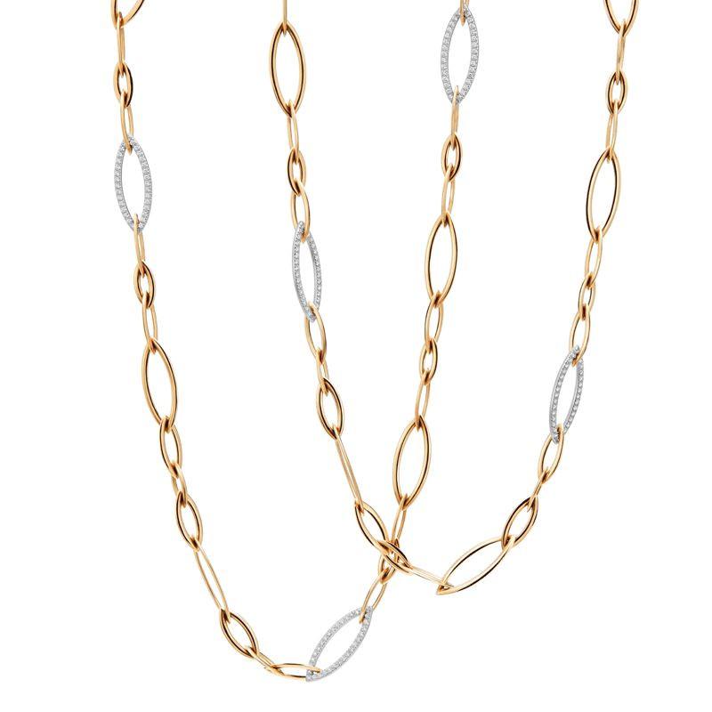 Gumuchian Jewelry - GUMUCHIAN ANITA G 18K TWO TONE GOLD DIAMOND NECKLACE | Manfredi Jewels