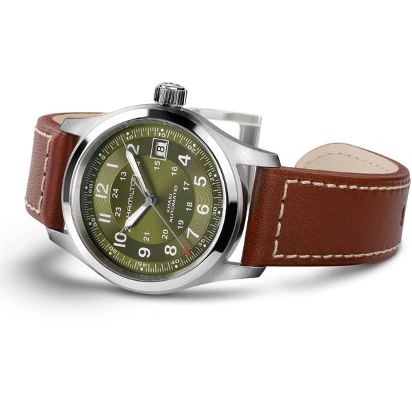 HAMILTON Khaki Field 時計 Introducing Hamilton Khaki Field Titanium Automatic 38mm
