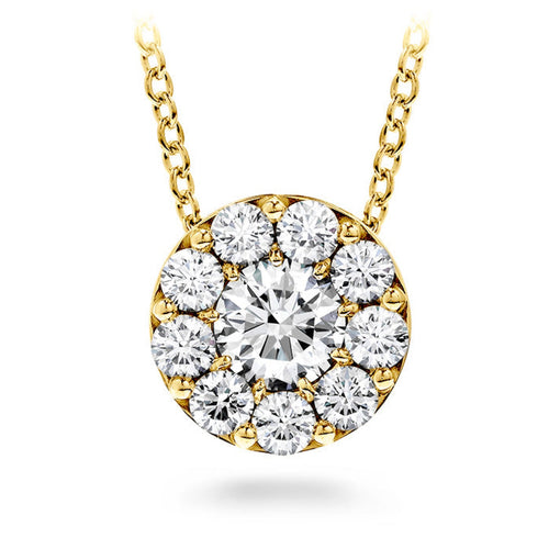 Hearts On Fire Jewelry - Fulfillment 18K Yellow Gold 0.70 ct Diamond Pendant Necklace | Manfredi Jewels