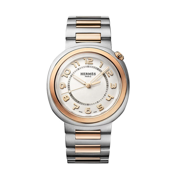 Hermès Cut Two-Tone Large Watch | Manfredi Jewels