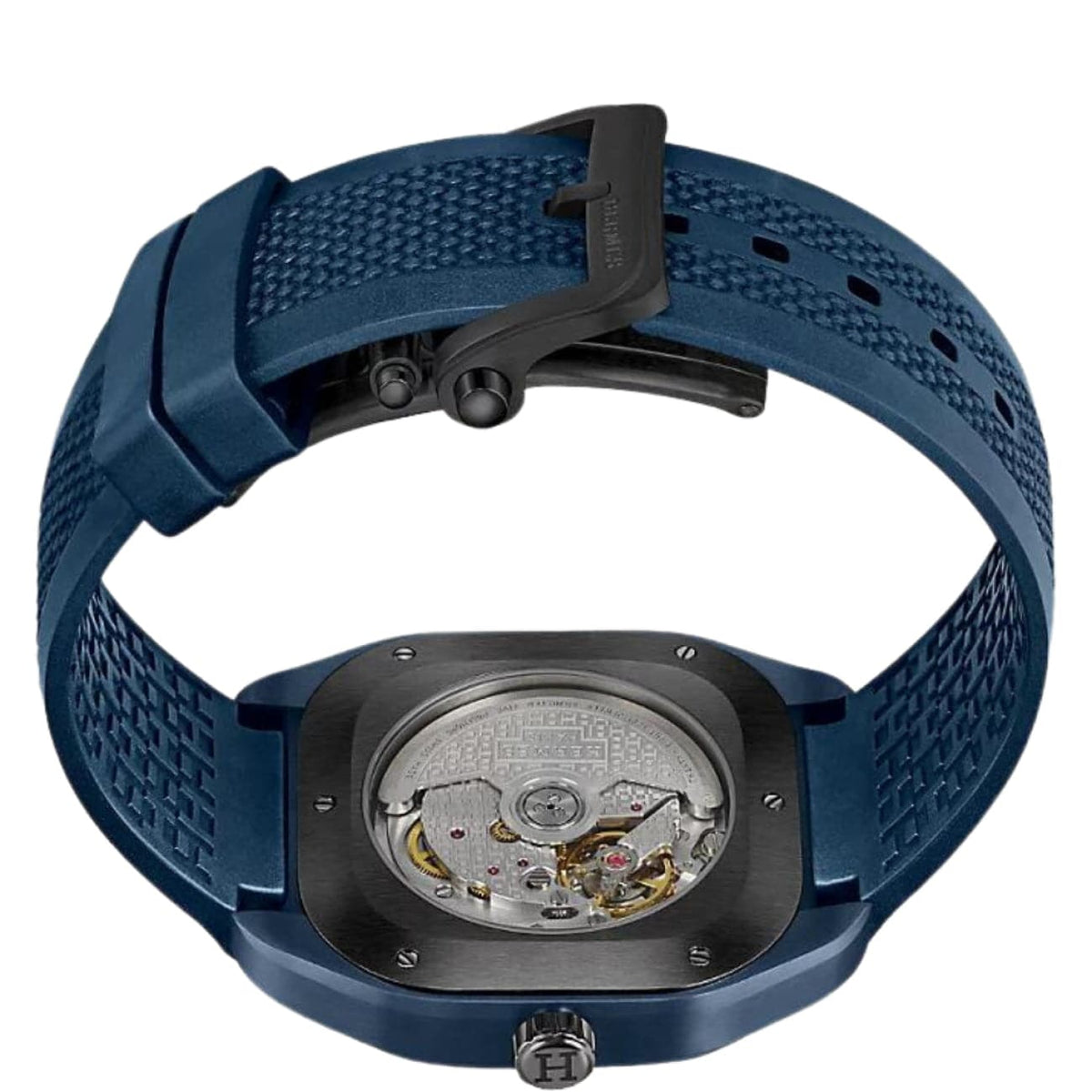 Hermès Watches - H08 - BLUE PVD TITANIUM EXTRA LARGE WATCH | Manfredi Jewels