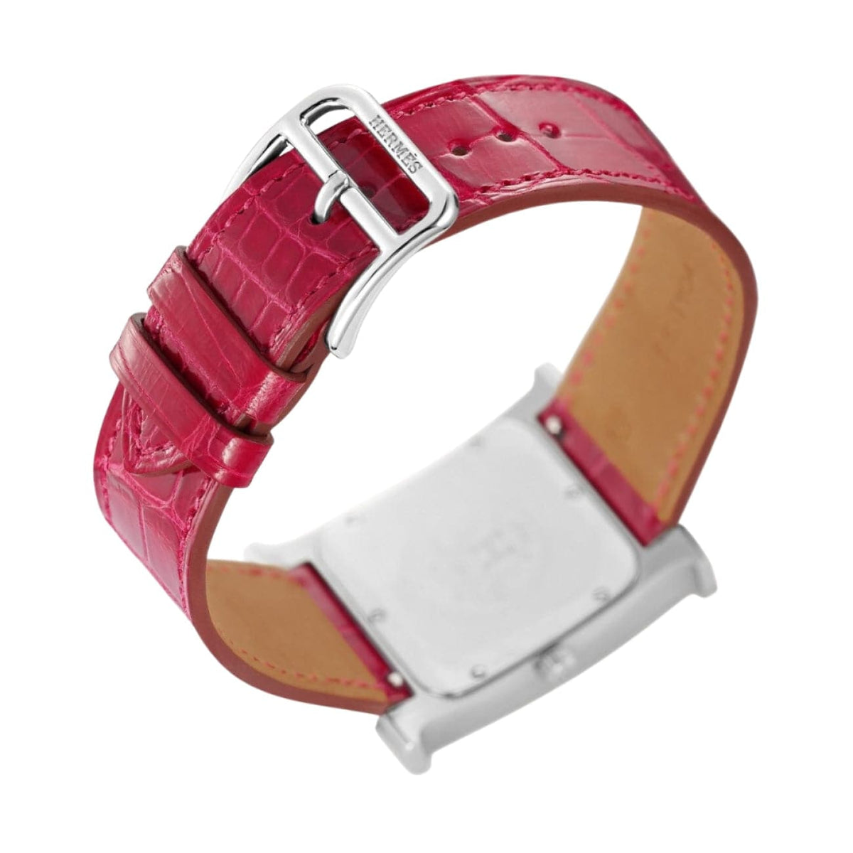 Hermès Watches - HEURE H - MOTHER OF PEARL DIAMOND SET MEDIUM WATCH | Manfredi Jewels