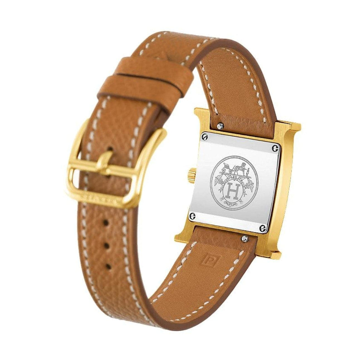 Hermès Watches - HEURE H - WHITE SUNBURST SMALL WATCH | Manfredi Jewels