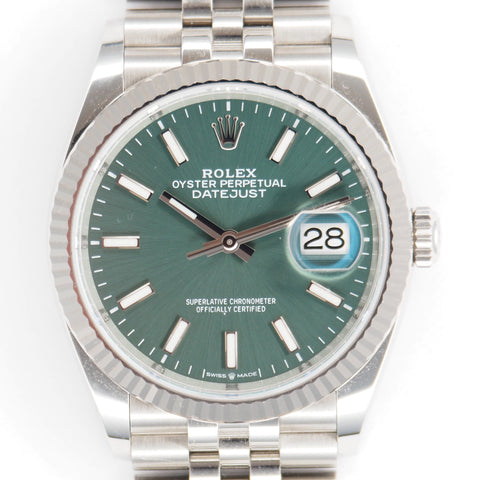 Datejust 36 Mint Green