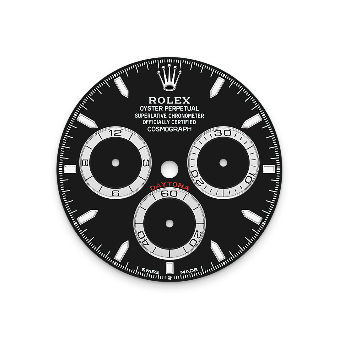 Black dial