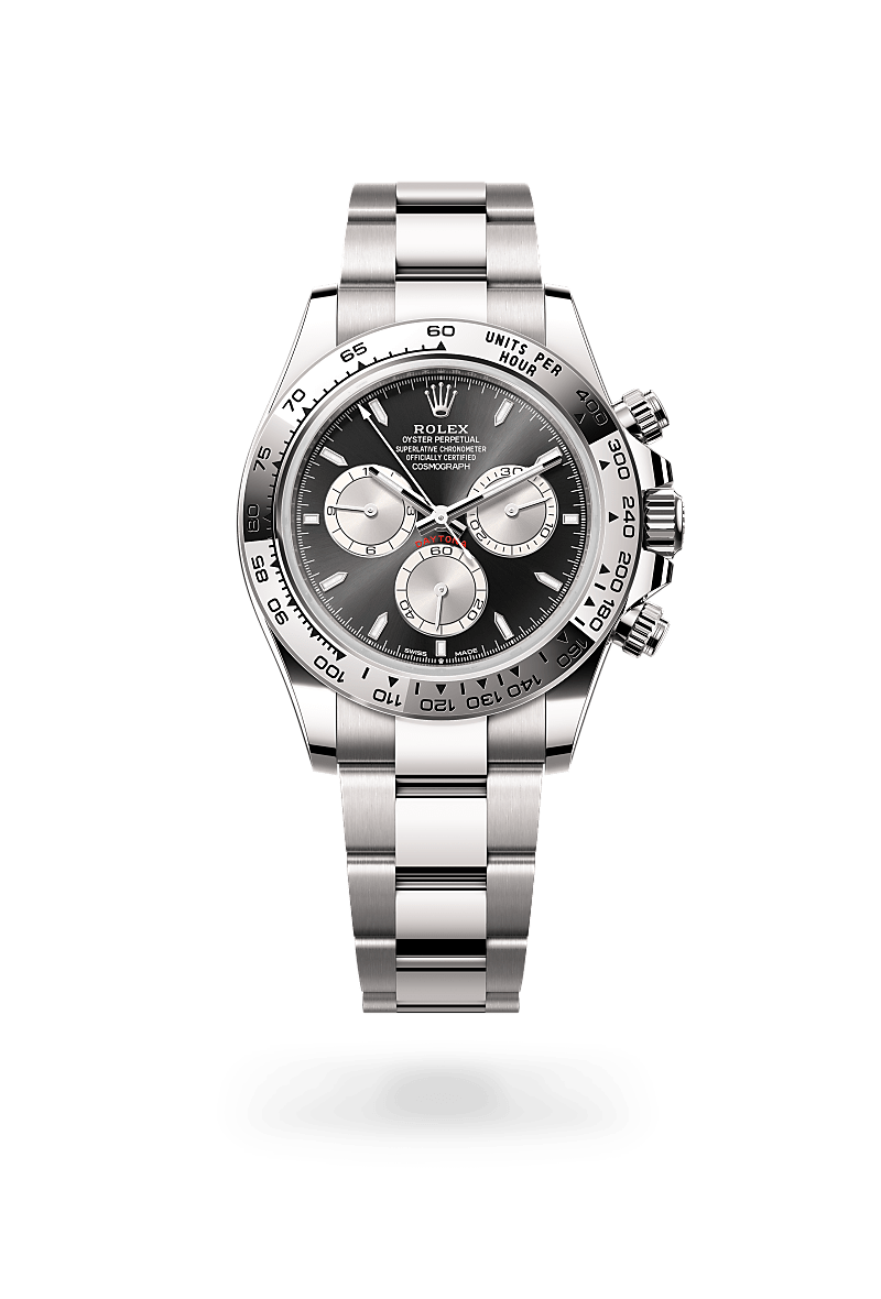 Rolex Cosmograph Daytona in White gold Bright black and steel Dial, M126509-0001 | Manfredi Jewels