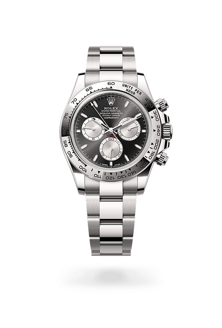 Rolex Cosmograph Daytona in White gold Bright black and steel Dial, M126509-0001 | Manfredi Jewels