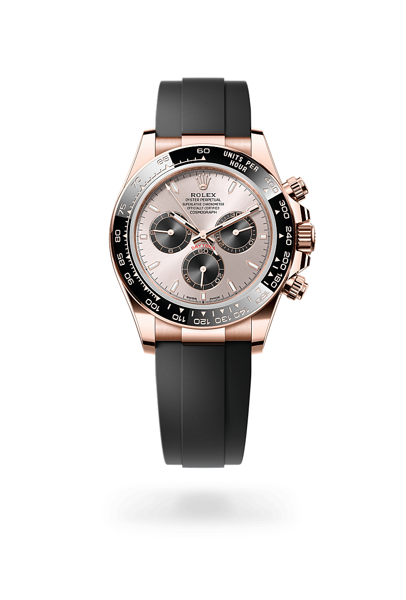 Rolex Cosmograph Daytona in Everose Gold and Sundust and bright black Dial, M126515LN-0006 | Manfredi Jewels