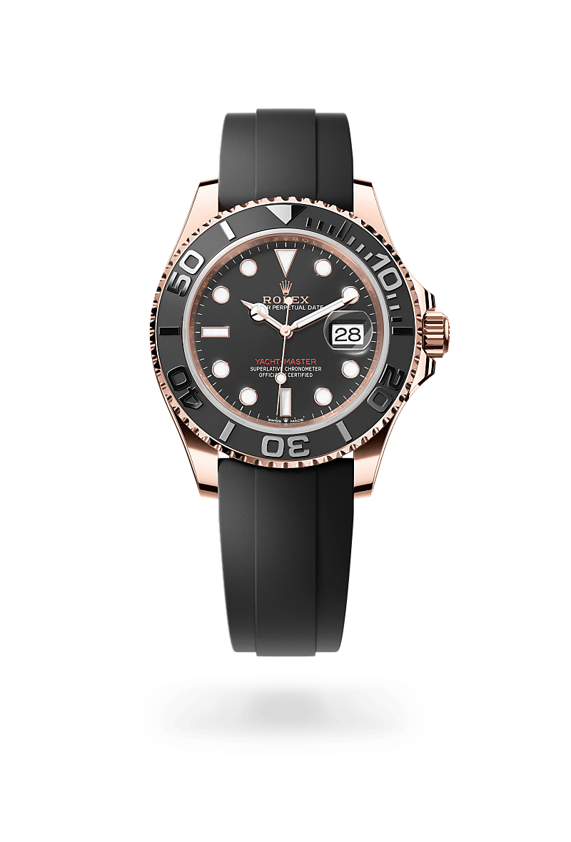 Rolex Yacht-Master in Everose Gold and Intense Black Dial, M126655-0002 | Manfredi Jewels