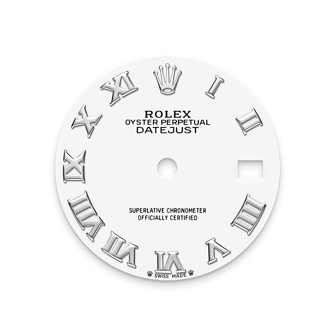 White dial