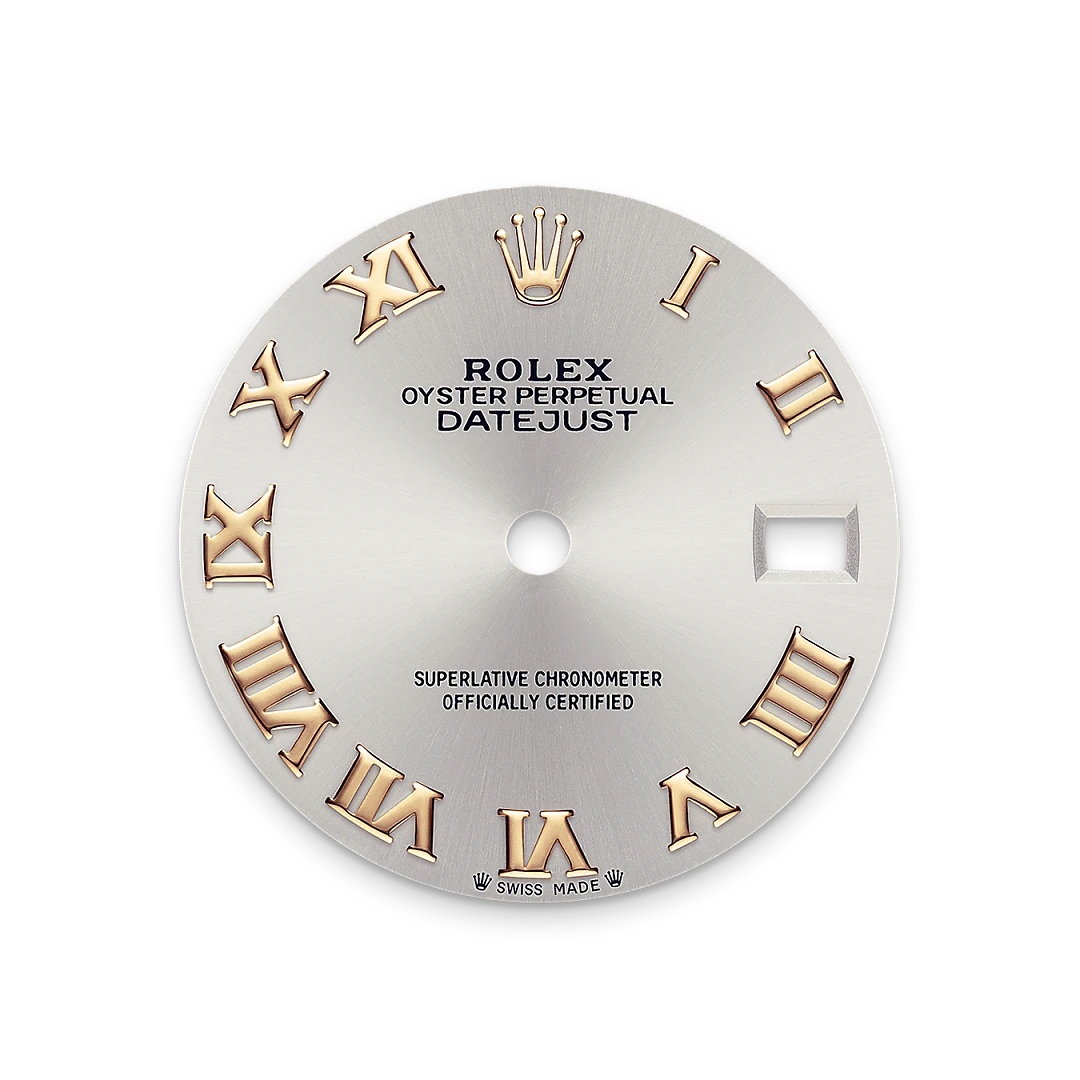 Silver dial