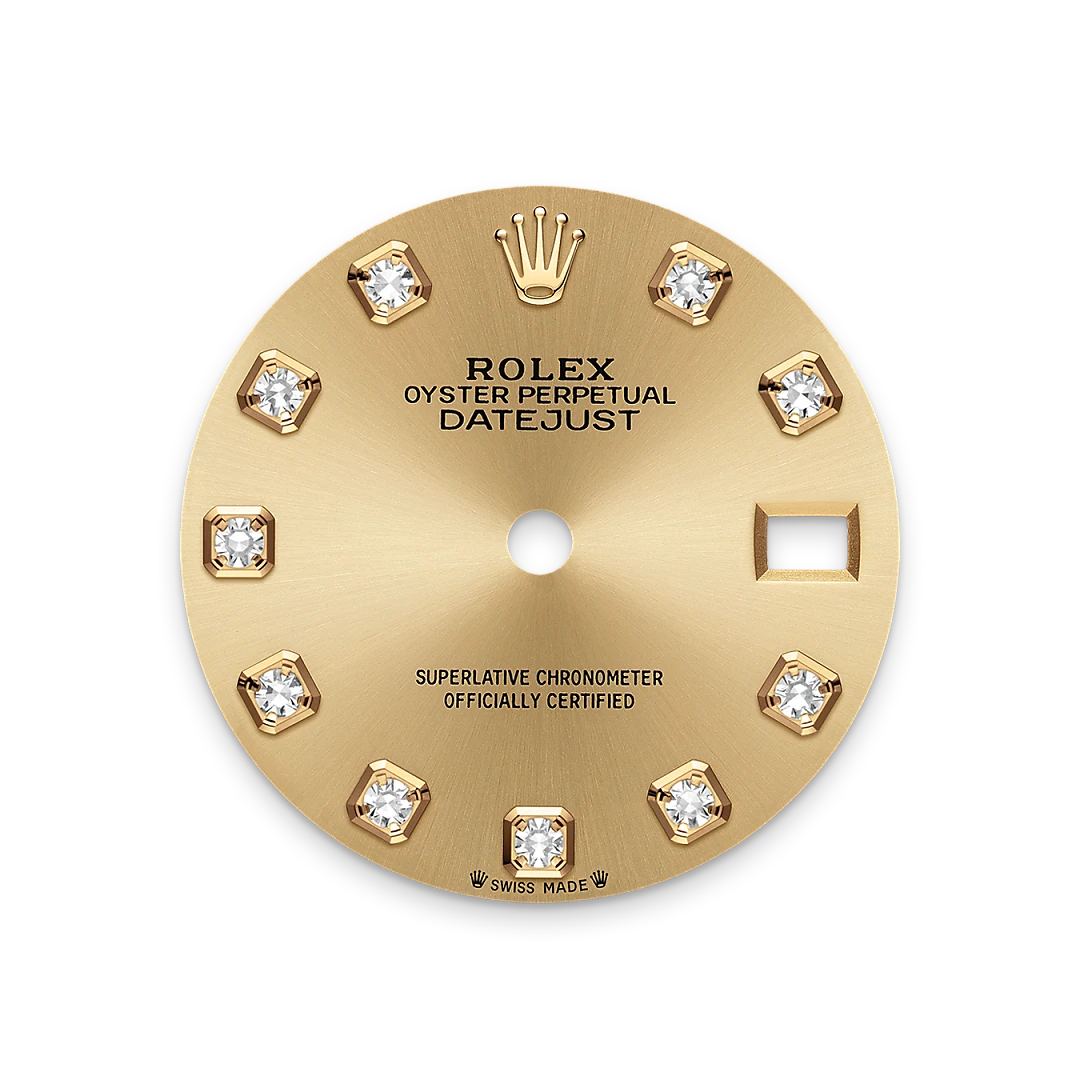 Champagne-colour dial