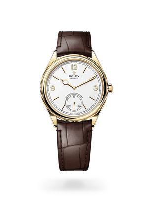 Rolex 1908 watch in Yellow gold and Intense White Dial, m126900-0001 | Manfredi Jewels