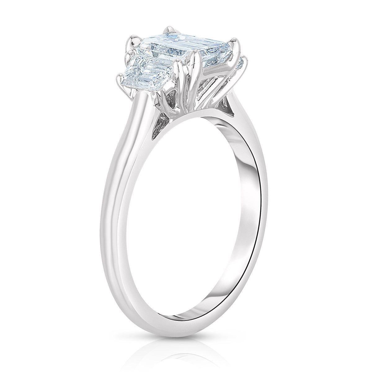 Manfredi Jewels Engagement - 1.51CT EMERALD CUT ENGAGEMENT RING | Manfredi Jewels