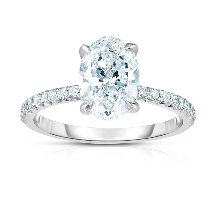 Manfredi Jewels Engagement - 1.80CT OVAL ENGAGEMENT RING | Manfredi Jewels