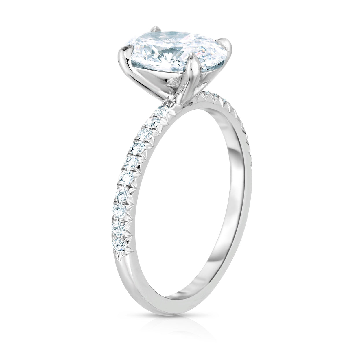 Manfredi Jewels Engagement - 1.80CT OVAL ENGAGEMENT RING | Manfredi Jewels