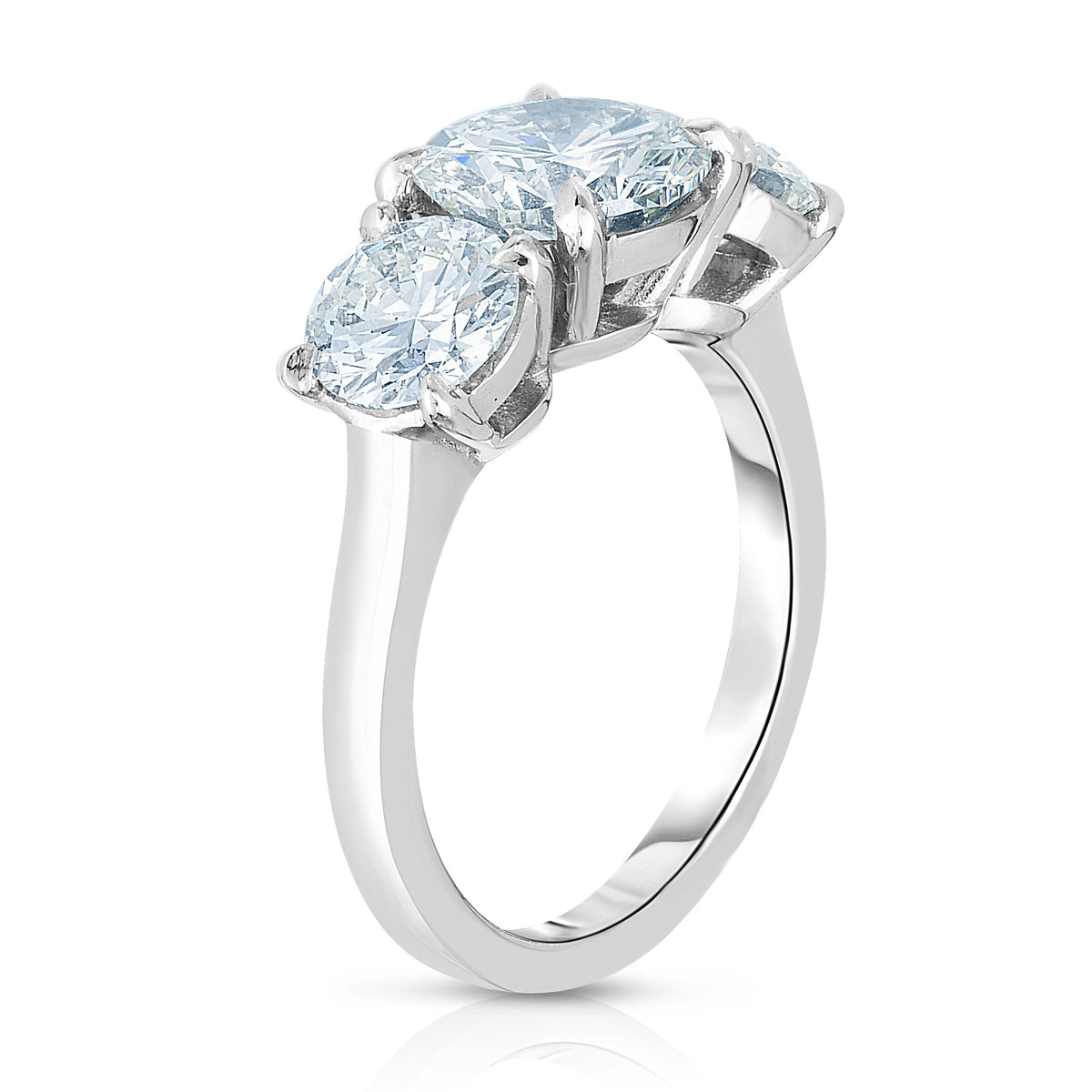 Manfredi Jewels Engagement - 2.00CT THREE-STONE ROUND CUT ENGAGEMENT RING | Manfredi Jewels