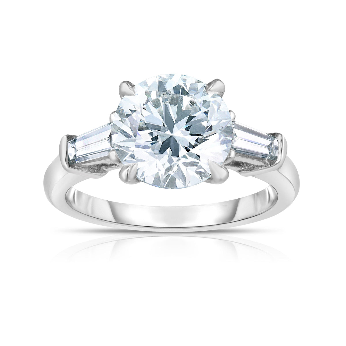 Manfredi Jewels Engagement - 3.16CT ROUND CUT ENGAGEMENT RING | Manfredi Jewels