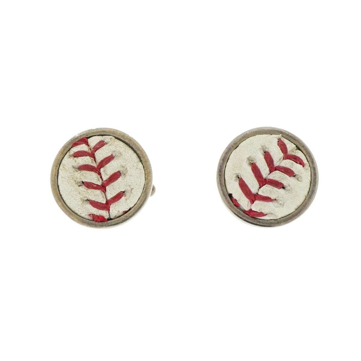 Manfredi Jewels Accessories - Met’S Baseball Sterling Silver Cufflinks | Manfredi Jewels