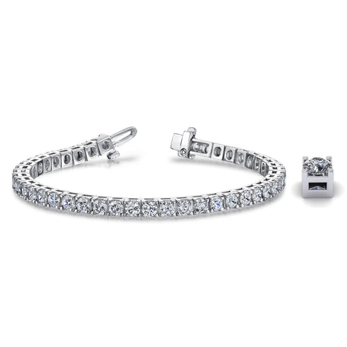 Manfredi Jewels Jewelry - Platinum Diamond Tennis Bracelet