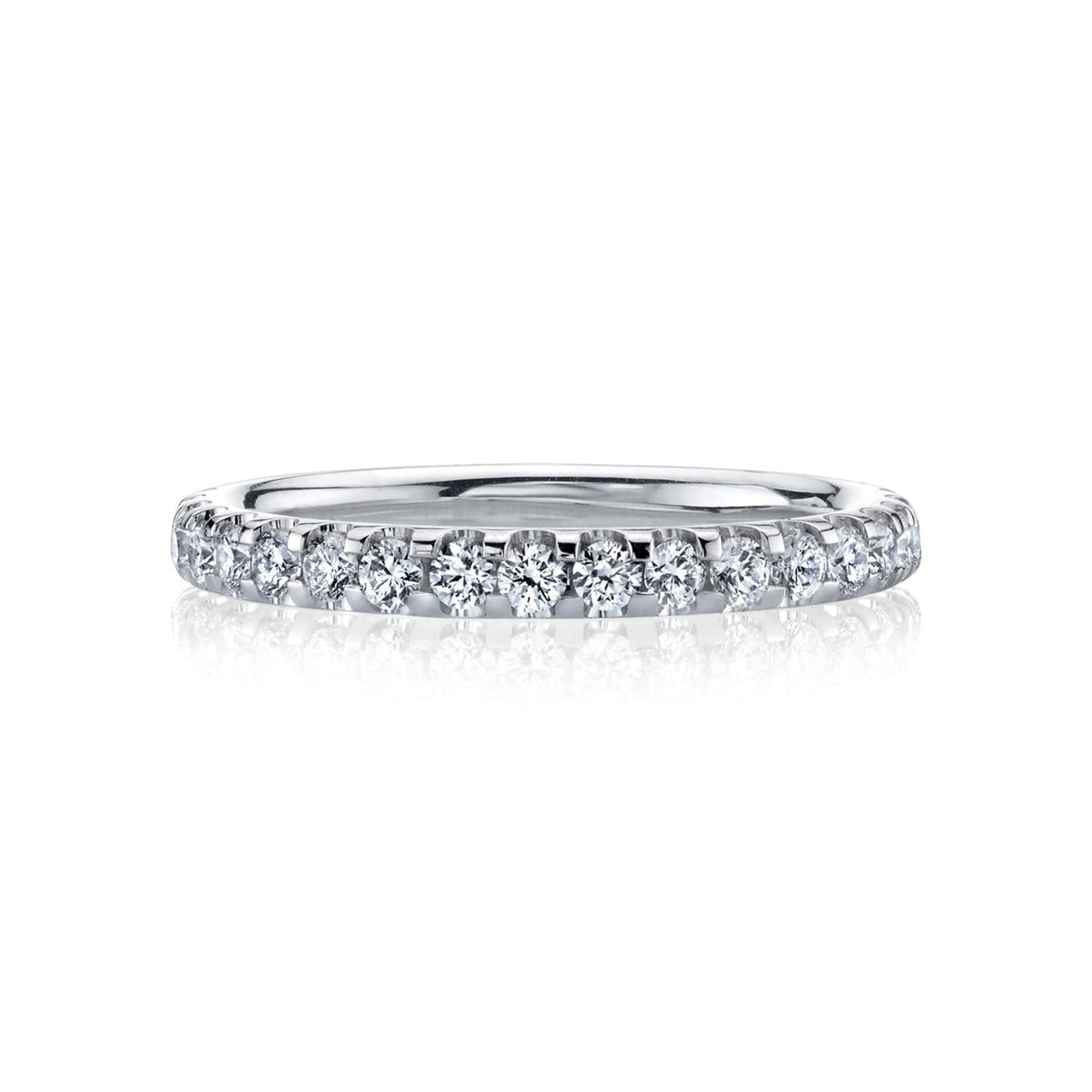 Manfredi Jewels Eternity Bands - Round Cut 0.97 ct Platinum Diamond Eternity Band Ring | Manfredi Jewels