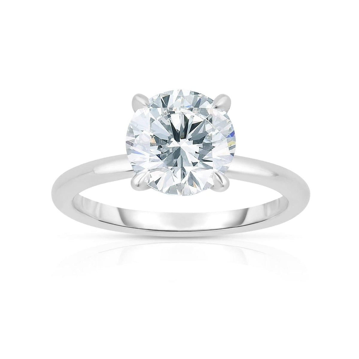 Manfredi Jewels Engagement - Round Cut 2.03 ct Diamond Engagement Ring | Manfredi Jewels