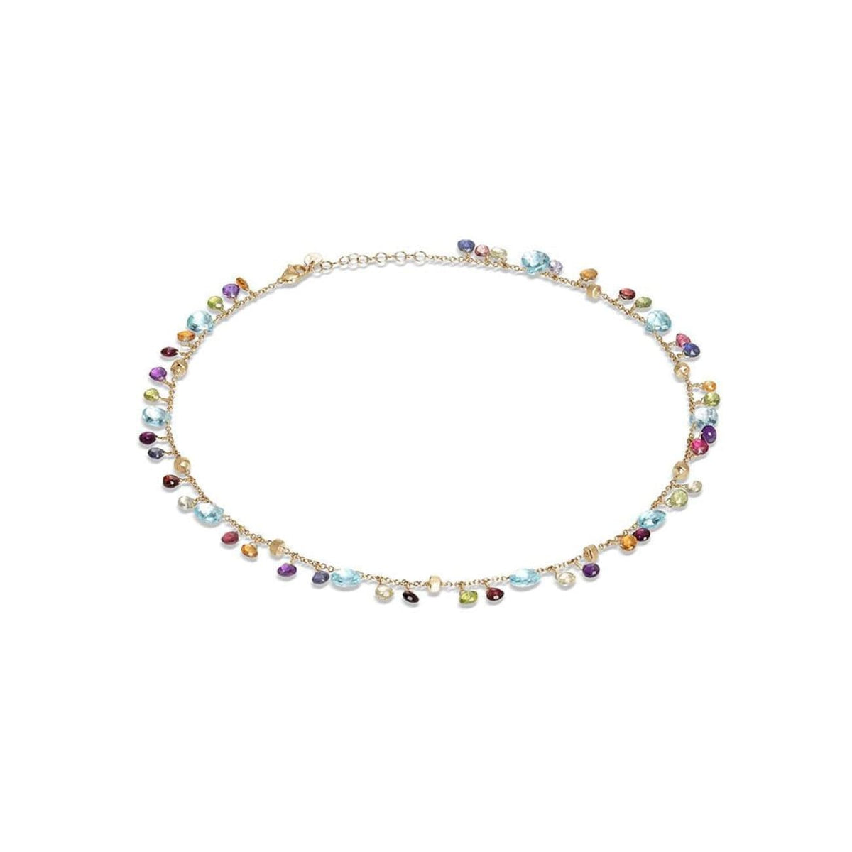 Marco Bicego Jewelry - 16 1/2’’ PARADISE MIXED GEMSTONE NECKLACE | Manfredi Jewels
