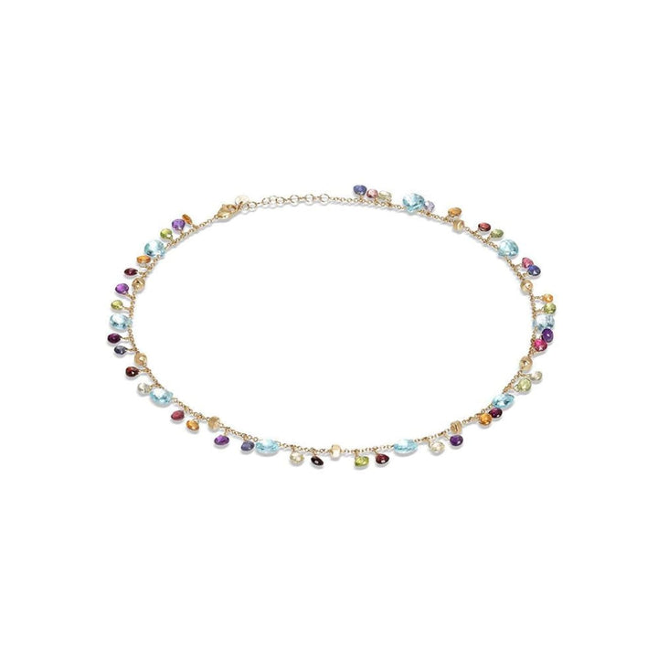 Marco Bicego Jewelry - 16 1/2’’ PARADISE MIXED GEMSTONE NECKLACE | Manfredi Jewels