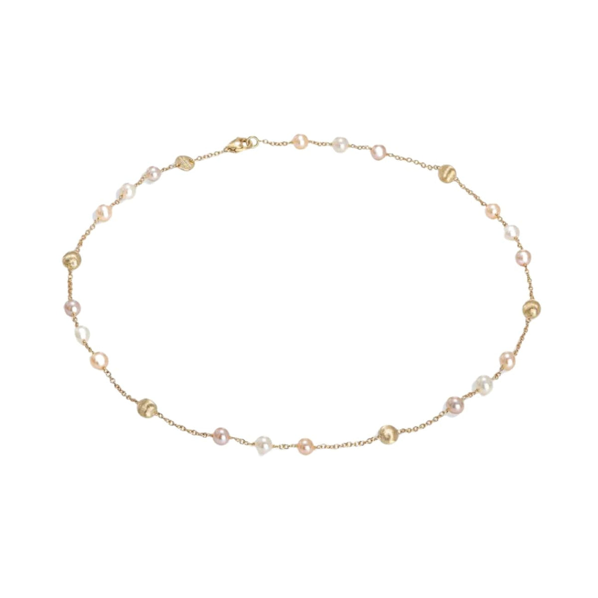Marco Bicego Jewelry - Africa Pearl 18K Yellow Gold & Pearl Short Necklace | Manfredi Jewels