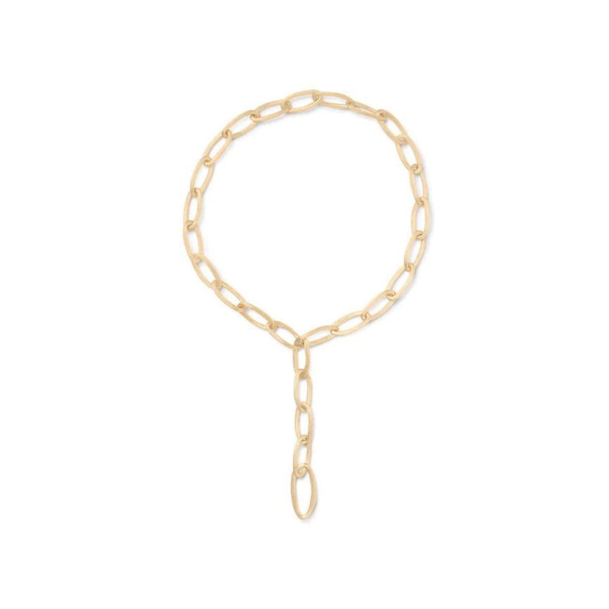 Marco Bicego Jewelry - Jaipur 18K Yellow Gold Oval Link Convertible Lariat Necklace | Manfredi Jewels