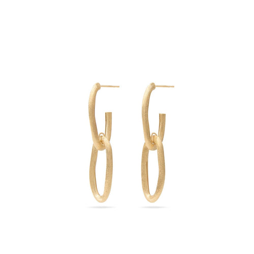 Marco Bicego Jewelry - Jaipur Link 18K Yellow Gold Oval Double Earrings | Manfredi Jewels