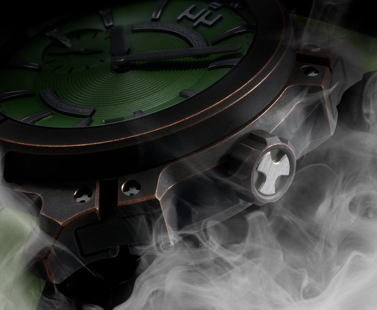 Mauron Musy Watches - ARMURE AGED HARD BRONZE | Manfredi Jewels