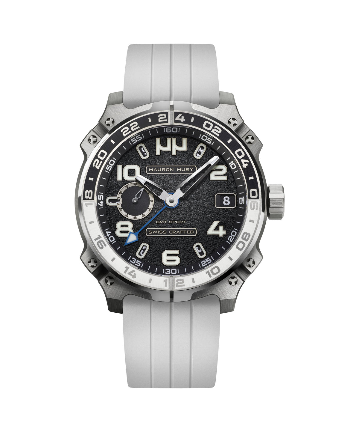 Mauron Musy Watches - GMT SPORT BLACK GRAPHITE | Manfredi Jewels