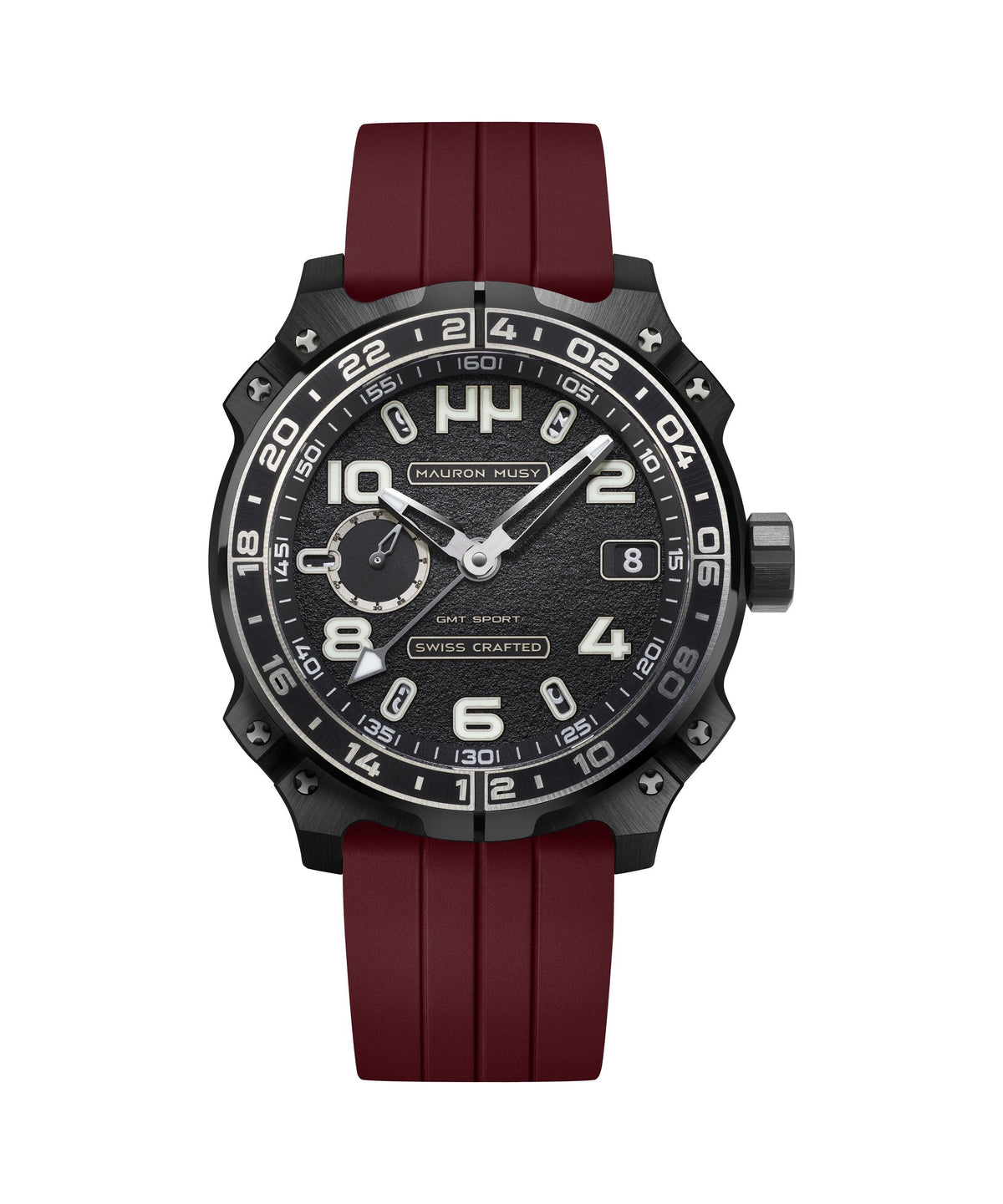 Mauron Musy Watches - GMT SPORT BLACK GRAPHITE | Manfredi Jewels
