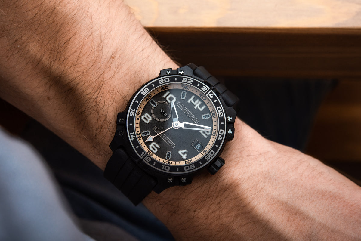 Mauron Musy Watches - GMT SPORT BLACK GRAPHITE | Manfredi Jewels