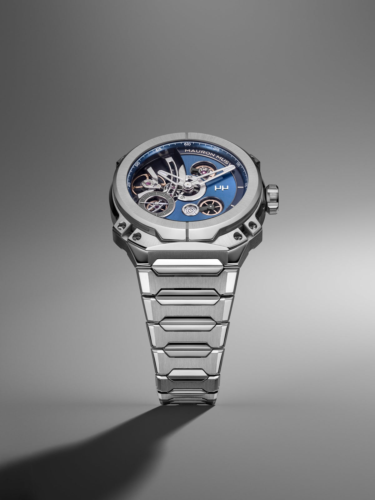 Mauron Musy Watches - NODE SUNBURST BLUE | Manfredi Jewels
