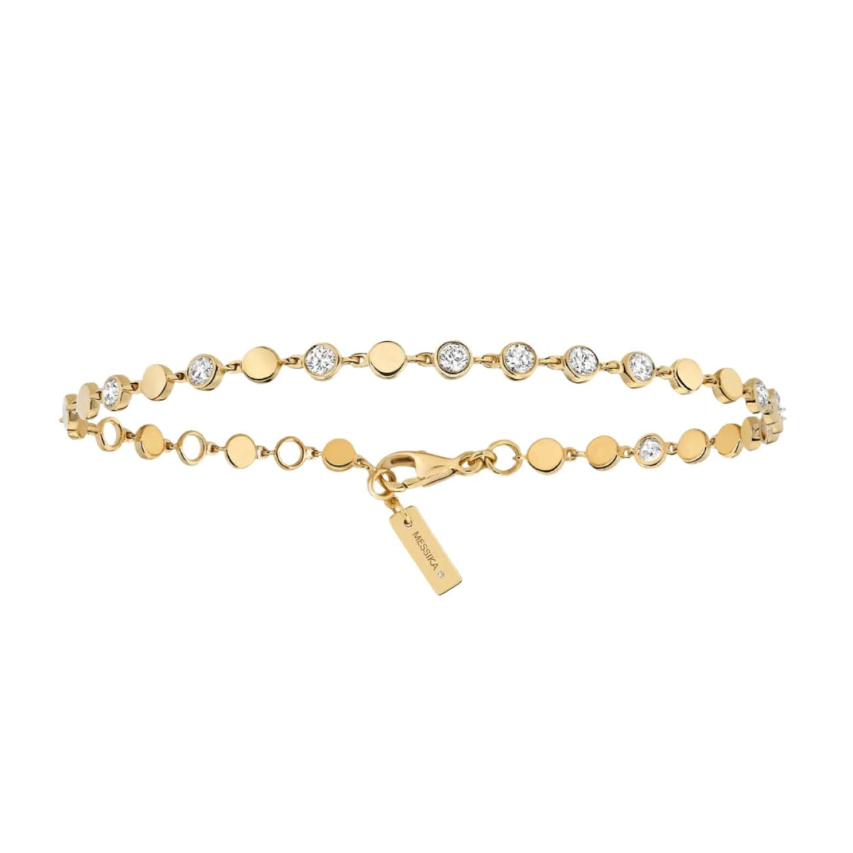 Messika Jewelry - D-Vibes 18K Yellow Gold Petite Model Diamond Bracelet | Manfredi Jewels