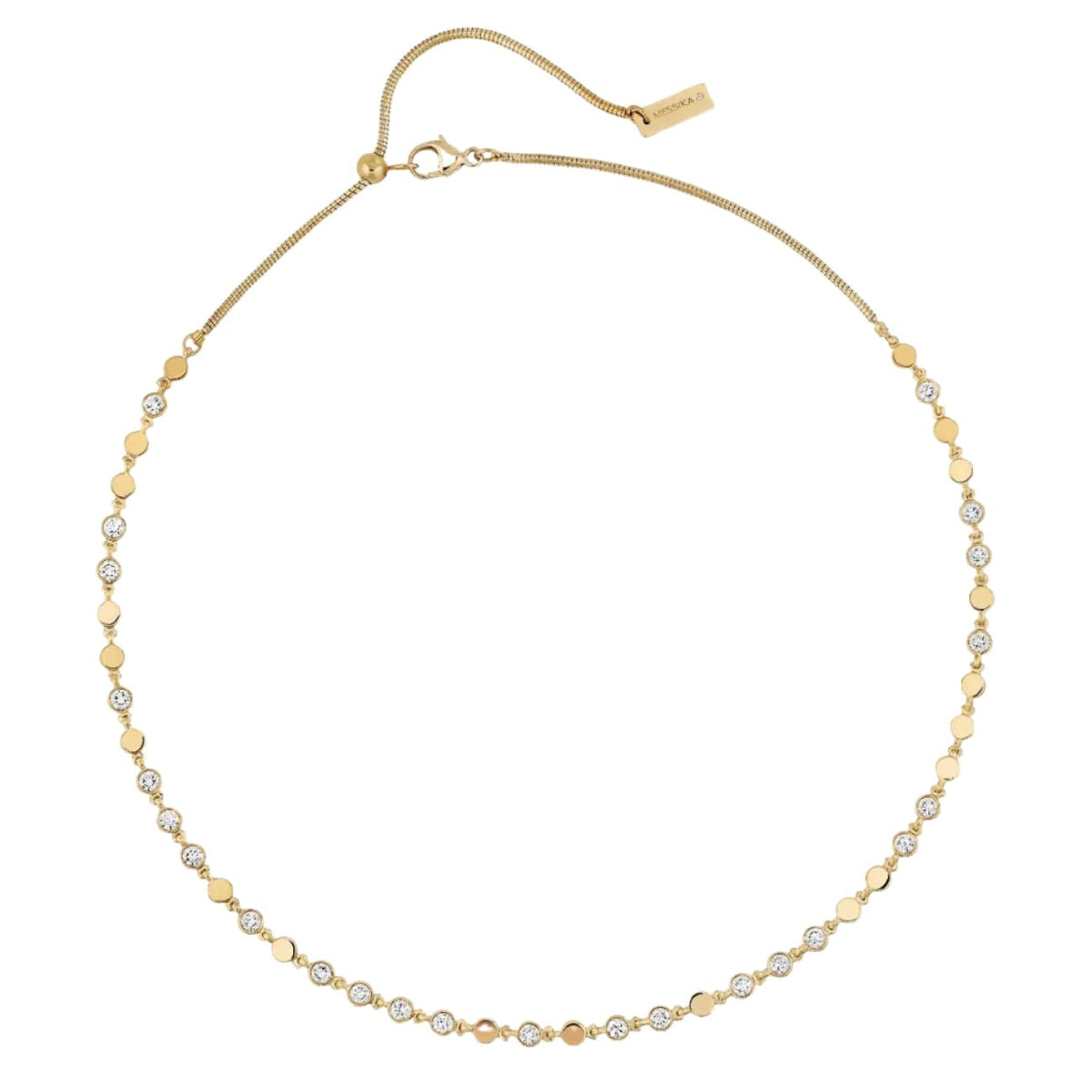 Messika Jewelry - D-Vibes 18K Yellow Gold Petite Model Necklace | Manfredi Jewels