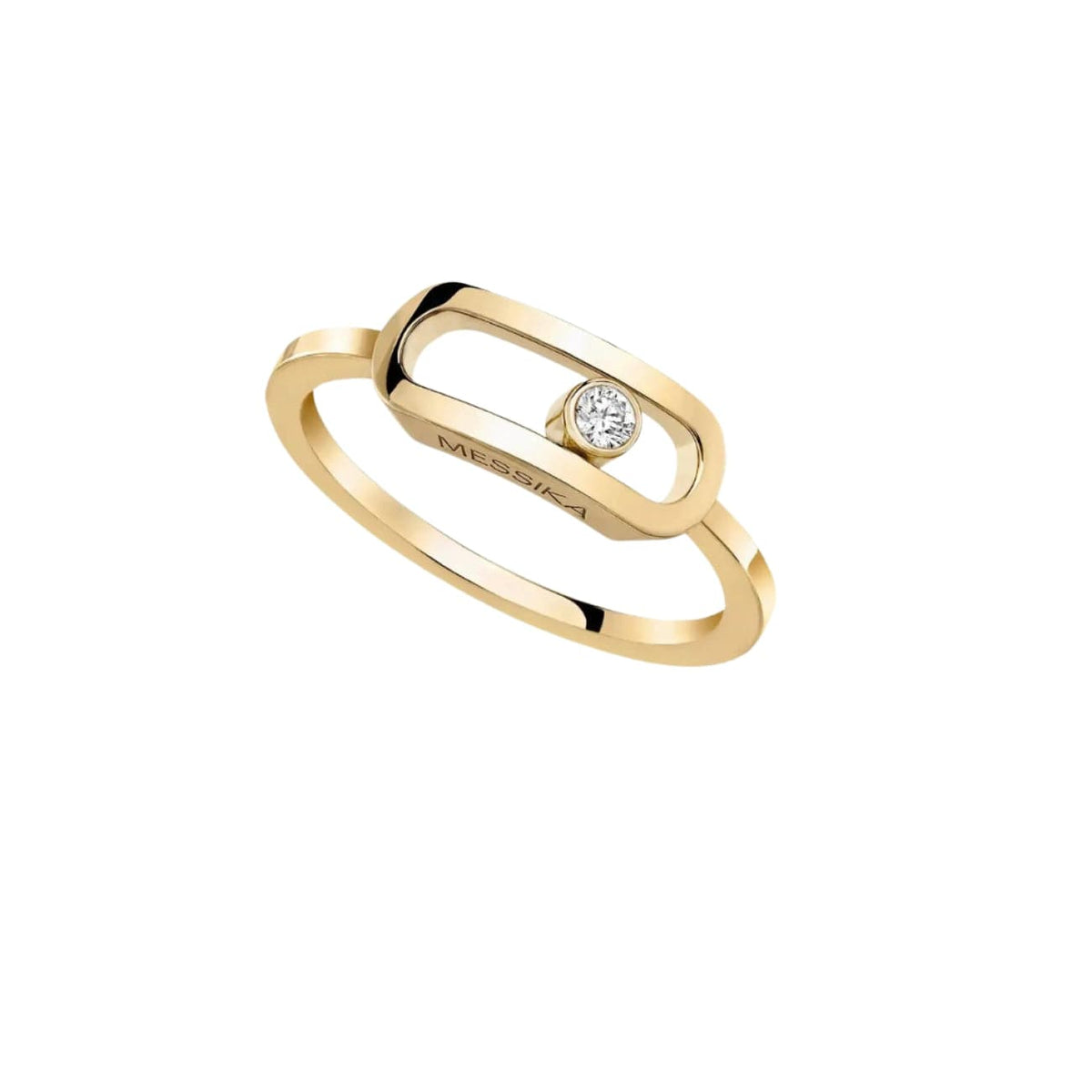 Messika Jewelry - Move Uno Gold Gm 18K Yellow Gold Ring | Manfredi Jewels