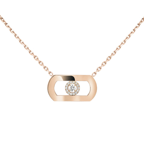 So Move 18K Rose Gold Diamond Necklace