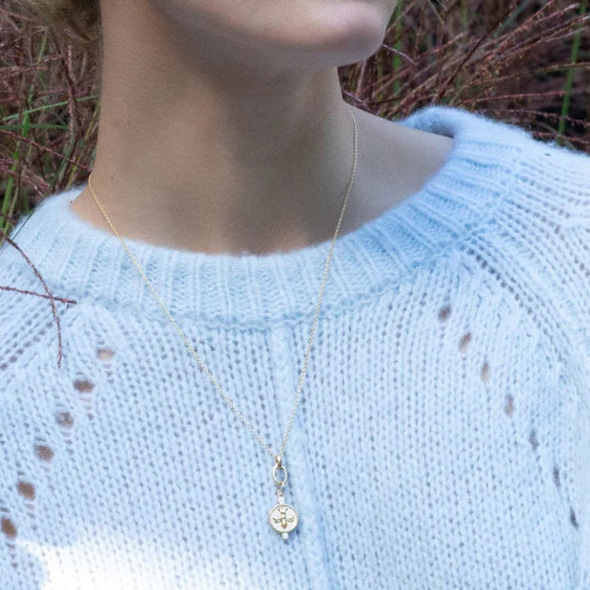 Monica Rich Kosann Jewelry - Monica Rich Kosann Design Your Own 18K Yellow Gold 1 Charm Enhancer Chain Stations Necklace | Manfredi Jewels
