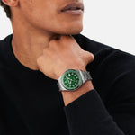 Montblanc New Watches - 1858 - AUTOMATIC DATE OXYGEN GREEN | 133269 | Manfredi Jewels