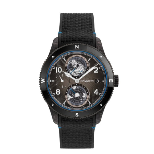 Montblanc New Watches - 1858 - GEOSPHERE CARBO₂ OXYGEN | 132300 | Manfredi Jewels