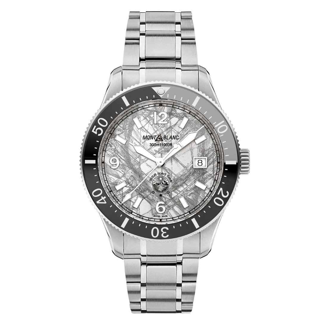 Montblanc New Watches - ICED SEA - 1858 AUTOMATIC DATE | 129373 | Manfredi Jewels